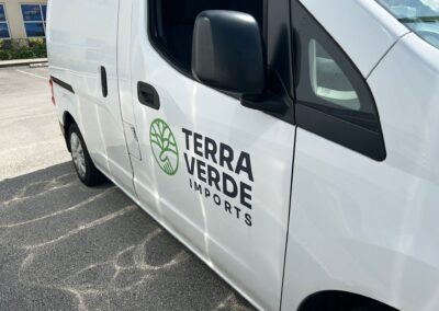 Truck wrap installation in Miami