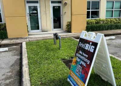 A-frame Sign Sandwich Sign printing services Miami