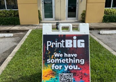A-frame Sign Sandwich Sign printing services Miami