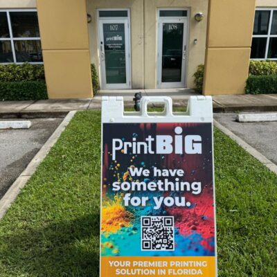 A-frame Sign Sandwich Sign printing services Miami