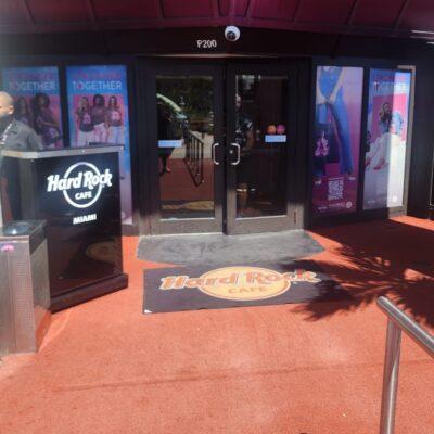 Outdoor Perforated Vinyl Print Big Miami