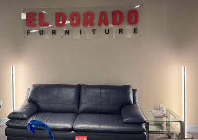 Painted PVC on Translucent Acrylic Indoor Sign