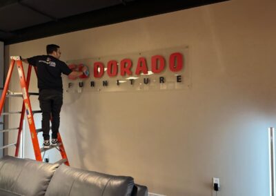 Painted PVC on Translucent Acrylic Indoor Sign Print Big Miami