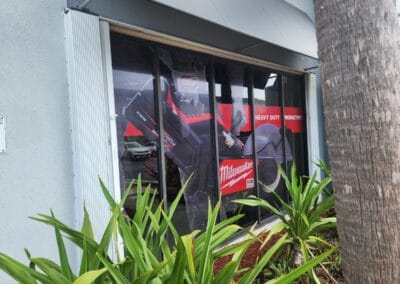 Perforated Vinyl for Outdoor Window Decoration in Miami