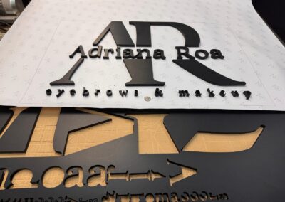 Adriana Roa Logo Indoor Sign printing services Miami