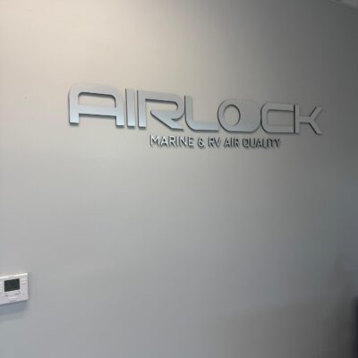 Corporate Indoor Sign Airlock Print Big Miami