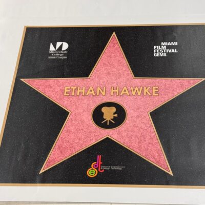 Vynil print with floor graphic lamination